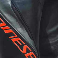 Dainese Laguna Seca 5 Costume en cuir de moto 2 pièces, noir-gris-rouge, taille 50 pour Hommes - Vue supplémentaire 4