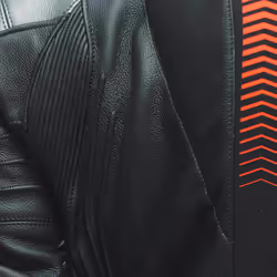 Dainese Laguna Seca 5 Costume en cuir de moto 2 pièces, noir-gris-rouge, taille 50 pour Hommes - Vue supplémentaire 5