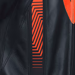 Dainese Laguna Seca 5 Costume en cuir de moto 2 pièces, noir-gris-rouge, taille 50 pour Hommes - Vue supplémentaire 9