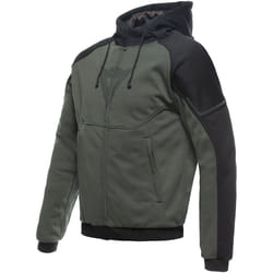Dainese Daemon-X Safety Moto Zip Sweat à capuche, noir-vert, taille 58 pour Hommes
