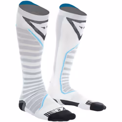 Dainese Dry Long Chaussettes, noir-blanc-bleu, taille 39 - 41 pour Hommes