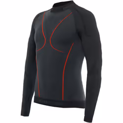 Dainese Thermo LS Chemise fonctionnelle, noir-rouge, taille M pour Hommes
