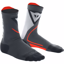 Dainese Thermo Mid Chaussettes, noir-gris-rouge, taille 39 - 41 pour Hommes