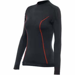 Dainese Thermo LS Chemise fonctionnelle pour dames, noir-rouge, taille M pour Femmes