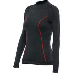 Dainese Thermo LS Chemise fonctionnelle pour dames, noir-rouge, taille M pour Femmes