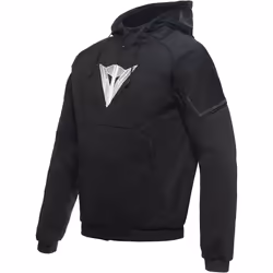 Dainese Daemon-X Safety Moto Zip Sweat à capuche, noir-blanc, taille 60 pour Hommes