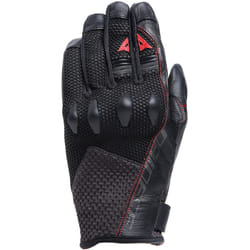 Dainese Karakum Ergo-Tek Magic Connection Gants de moto, noir-rouge, taille 2XL pour Hommes