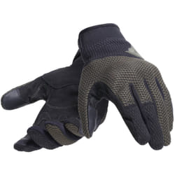 Dainese Torino Gants de moto, noir-vert, taille L pour Hommes