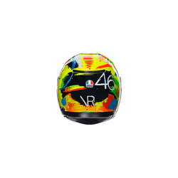 Casque moto intégral AGV K3 E2206 Rossi Winter Test 2019 - Vue supplémentaire 4