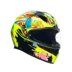 Casque moto intégral AGV K3 E2206 Rossi Winter Test 2019