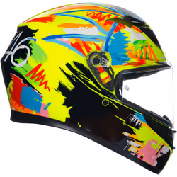 AGV K3 Rossi Winter Test 2019 Casque, multicolore, taille 2XL pour Hommes - Vue supplémentaire 5