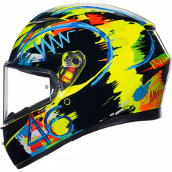 AGV K3 Rossi Winter Test 2019 Casque, multicolore, taille 2XL pour Hommes - Vue supplémentaire 6