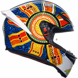 AGV K-1 S Dreamtime Casque, multicolore, taille M pour Hommes