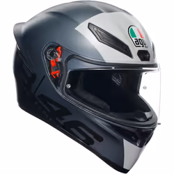AGV K-1 S Limit 46 Casque, gris, taille M pour Hommes