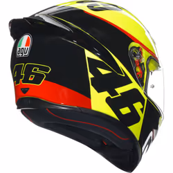 AGV K-1 S Grazie Vale Casque, noir-jaune, taille L pour Hommes - Vue supplémentaire 5