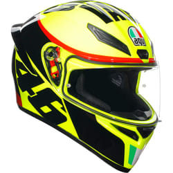 AGV K-1 S Grazie Vale Casque, noir-jaune, taille XL pour Hommes