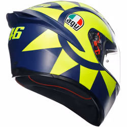 AGV K-1 S Soleluna 2018 Casque, bleu-jaune, taille M pour Hommes - Vue supplémentaire 6