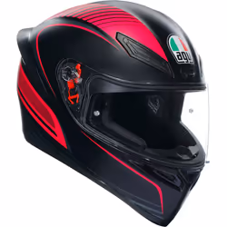AGV K-1 S Warmup Casque, noir-rose, taille XL pour Hommes