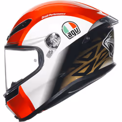 AGV K-6 S Sic58 Casque, noir-blanc-rouge, taille XS pour Hommes - Vue supplémentaire 4