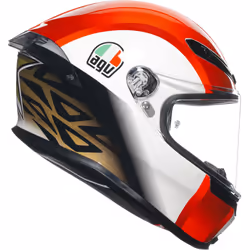 AGV K-6 S Sic58 Casque, noir-blanc-rouge, taille XS pour Hommes - Vue supplémentaire 7