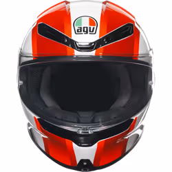 AGV K-6 S Sic58 Casque, noir-blanc-rouge, taille XL pour Hommes - Vue supplémentaire 8