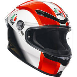 AGV K-6 S Sic58 Casque, noir-blanc-rouge, taille 2XL pour Hommes
