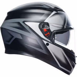 AGV K3 Compound Casque, noir-gris, taille XS pour Hommes