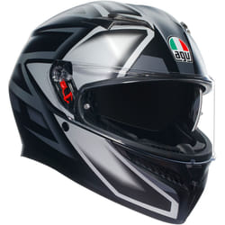 AGV K3 Compound Casque, noir-gris, taille S pour Hommes