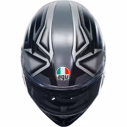 AGV K3 Compound Casque, noir-gris, taille 2XL pour Hommes