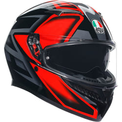 AGV K3 Compound Casque, noir-rouge, taille XS pour Hommes