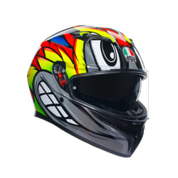 Casque Agv K3 Agv E2206  Birdy 2.0 Grey/Yellow/Red L