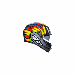 Casque Agv K3 Agv E2206  Birdy 2.0 Grey/Yellow/Red XXL