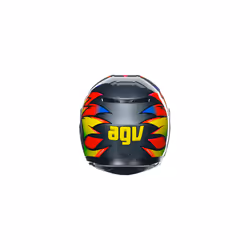 Casque Agv K3 Agv E2206 Birdy 2.0 Grey/Yellow/Red XXL - Vue supplémentaire 4