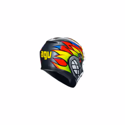 Casque Agv K3 Agv E2206 Birdy 2.0 Grey/Yellow/Red XXL - Vue supplémentaire 5