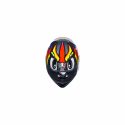 Casque Agv K3 Agv E2206 Birdy 2.0 Grey/Yellow/Red XXL - Vue supplémentaire 6