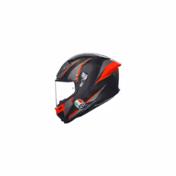 Casque Agv K6 S Agv E2206  Slashcut Black/Grey/Red S