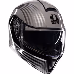 AGV Streetmodular Iseo Casque, noir-gris, taille M pour Hommes