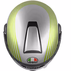 AGV Streetmodular Iseo Casque, blanc-jaune, taille XS pour Hommes