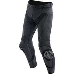 Dainese Delta 4 Pantalon en cuir de moto, noir, taille 56 pour Hommes