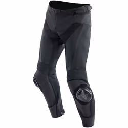 Dainese Delta 4 Pantalon en cuir de moto, noir, taille 3XL 4XL pour Hommes