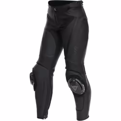 Dainese Delta 4 Pantalon en cuir de moto pour dames, noir, taille 48 pour Femmes
