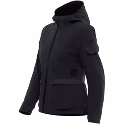 Dainese Centrale Absoluteshell Pro imperméable à l’eau pour dames moto Veste textile, noir, taille 46 pour Femmes