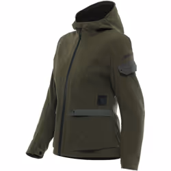 Dainese Centrale Absoluteshell Pro imperméable à l’eau pour dames moto Veste textile, vert, taille 40 pour Femmes