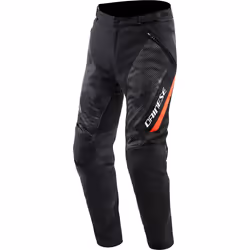 Dainese Drake 2 Super Air Tex Pantalon Textile Moto, noir-rouge, taille 56 pour Hommes