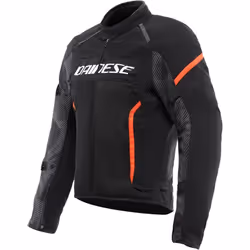 Dainese Air Frame 3 Veste textile de moto, noir-rouge, taille 54 pour Hommes