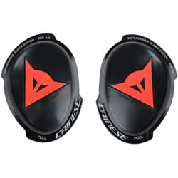 Dainese RSS 4.0 Kit de glissières de genou, noir-rouge pour Hommes