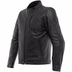 Dainese Fulcro Veste en cuir de moto, noir, taille 48 pour Hommes