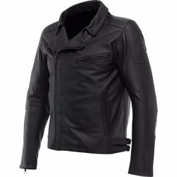 Dainese Chiodo Blouson en cuir de moto, noir, taille 50 pour Hommes