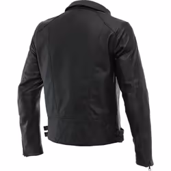 Dainese Chiodo Blouson en cuir de moto, noir, taille 56 pour Hommes