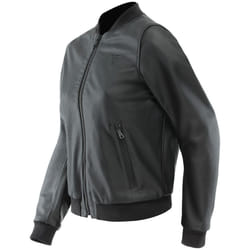 Dainese Accento Veste en cuir de moto pour dames, noir, taille 46 pour Femmes